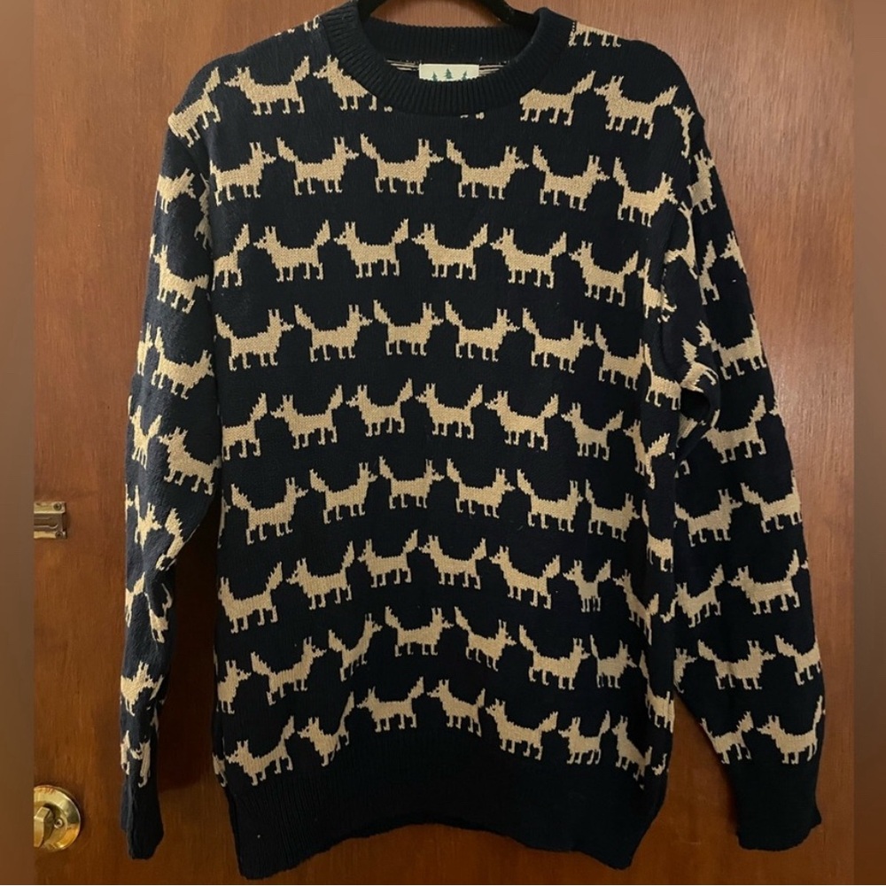 Kiel James Patrick Dog/Fox Sweater